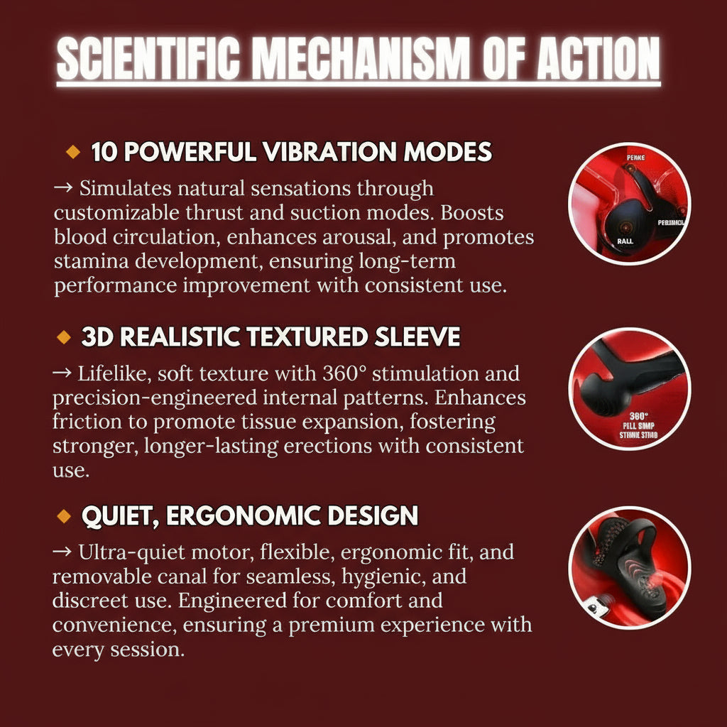 Alisanda™ VitalEngine Pro-Daily Rehabilitation Device for Men Physical Vitality